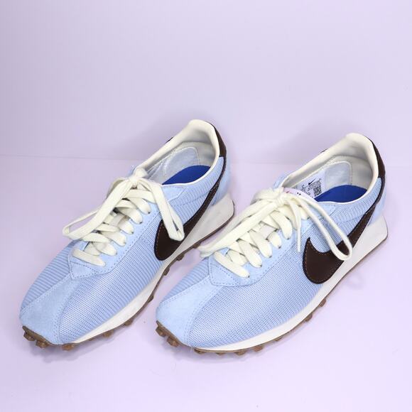 NIKE LD-1000 Low Cut Sneakers Light Blue Milk Brown Running Active Women's 8 - Picture 1 of 8